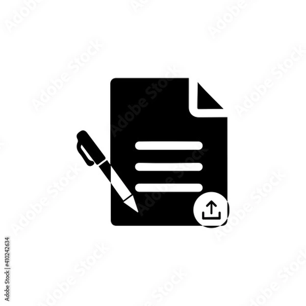 Obraz article submission upload icon