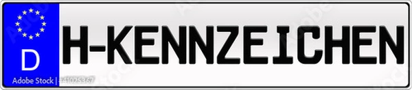 Fototapeta H-Kennzeichen
