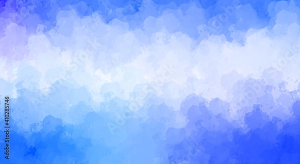 Fototapeta 2D illustration of colorful brush strokes. Decorative texture painting. Vibrant paint pattern backdrop.