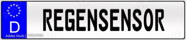 Fototapeta Regensensor