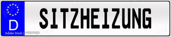 Fototapeta Sitzheizung