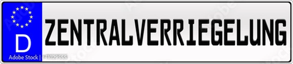 Obraz Zentralverriegelung