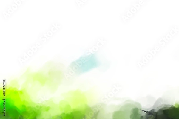 Obraz Modern art painting. Artistic watercolored backdrop material. Unique watercolor random pattern. Creative abstraction. Digital texture wallpaper. 2d illustration.