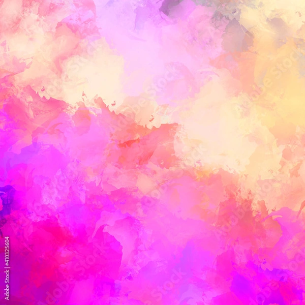 Fototapeta Strokes of paint. 2D Illustration. Brushed Painted Abstract Background. Brush stroked painting. Modern art.