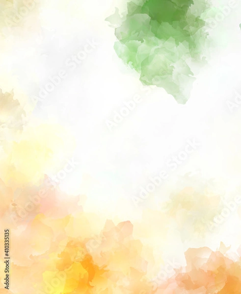 Fototapeta Creative abstract painting. Background with artistic brush strokes. Colorful and vibrant illustration. Painted art.