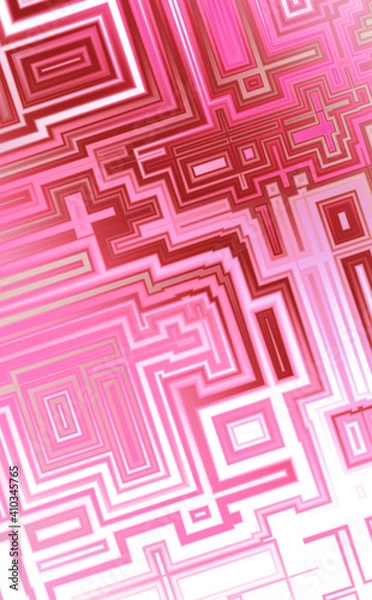 Fototapeta Abstract Background. Triangle 3d illustration polygonal art pattern style. Future graphic geometric design. Geometry texture futuristic decoration. Trendy and vibrant modern style template..