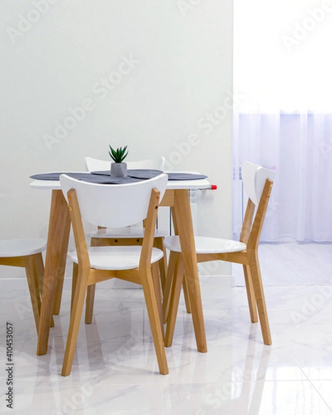 Fototapeta table and chairs