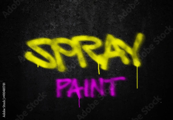 Obraz Efekt farby w sprayu