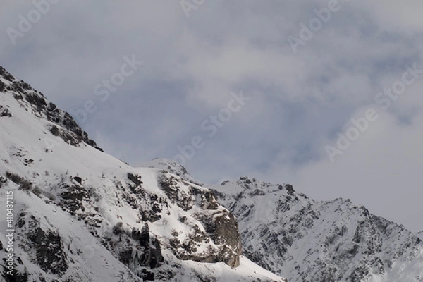 Obraz snow covered mountains