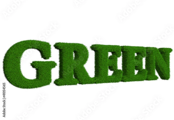 Fototapeta Green 3d