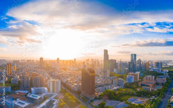 Fototapeta 中国广东省惠州市城市风光
