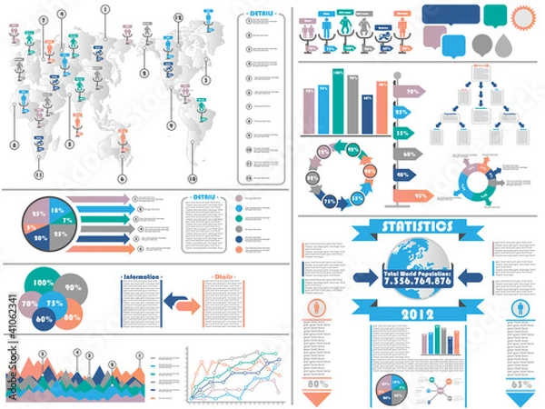Obraz INFOGRAPHICS-DEMOGRAPHY