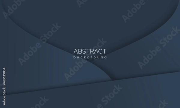 Fototapeta Dark blue geometric abstract texture. Modern abstract backgrounds are perfect for covers, book designs, posters, flyers, website backgrounds, etc.