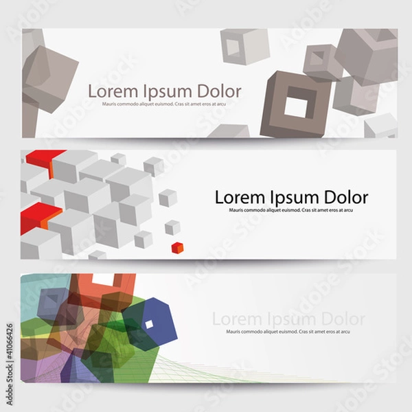 Obraz Vector Horizontal Banner