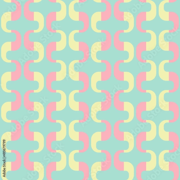 Obraz Simple abstract seamless pattern - decorative accent for any surfaces.