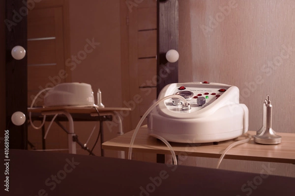 Obraz Vacuum therapy massage machine with handl tools