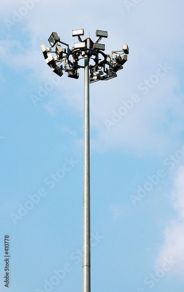 Obraz high mast lighting system