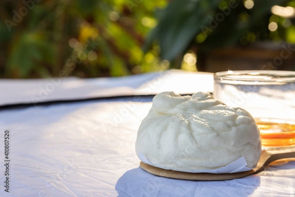 Fototapeta Chinese food steamed bun