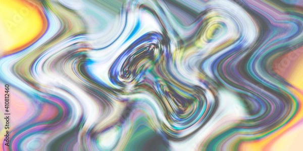 Obraz abstract fractal colorful blue aquamarine cerulean mint azure marbled stone wall concete cement grunge image paint background bg texture wallpaper art frame sample illustration board