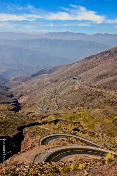Fototapeta Carretera Andes