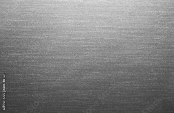 Fototapeta Gray metal background, gradient from white to black