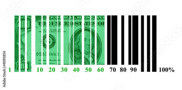 Obraz Dollar loading