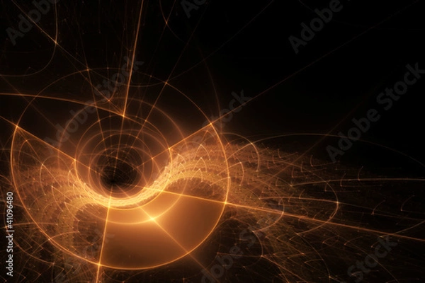 Fototapeta Abstract golden background