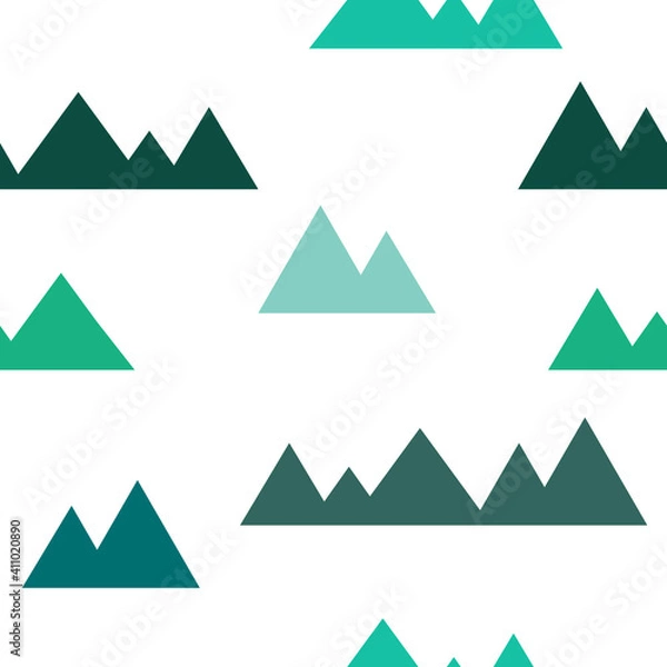 Fototapeta Simple geometric shape repeat pattern design