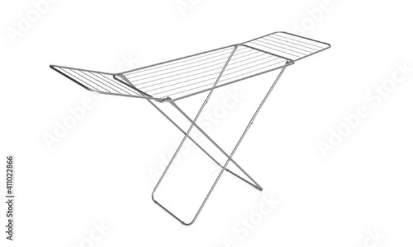 Fototapeta 3d render of a white bench