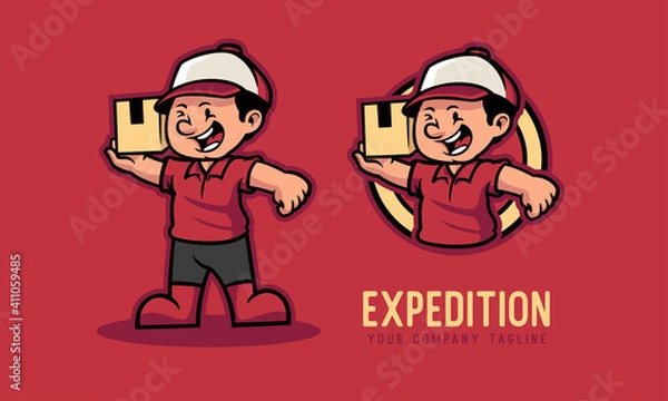 Fototapeta freight forwarder logo