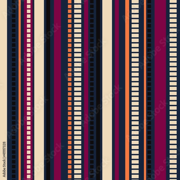 Obraz Checkered diagonal plaid pattern. Tartan Plaid Pattern vector illustration. 