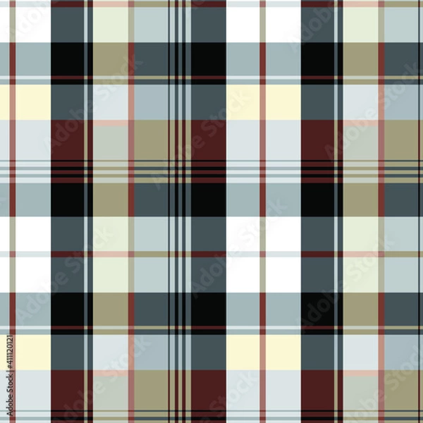Obraz Checkered diagonal plaid pattern. Tartan Plaid Pattern vector illustration. 