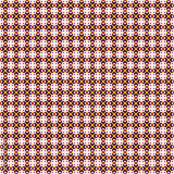 Fototapeta Abstract Cross Pattern generative computational art illustration