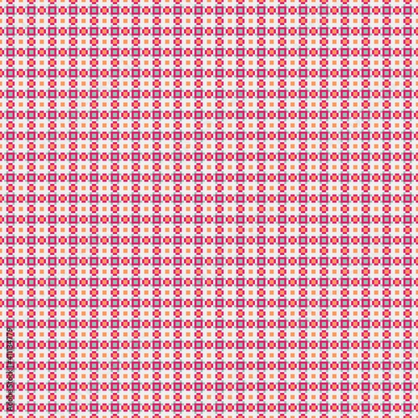 Fototapeta Abstract Cross Pattern generative computational art illustration