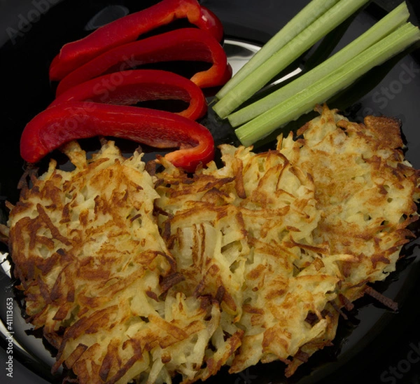 Obraz картофельные оладьи