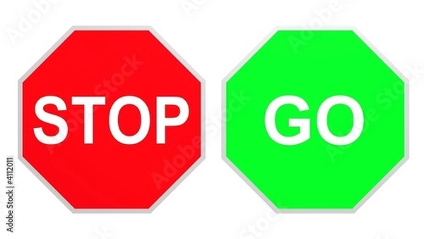 Obraz Stop Go