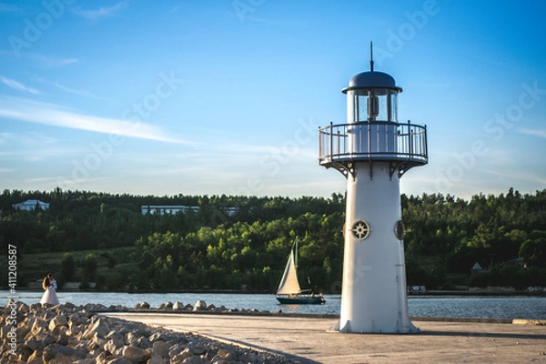 Obraz lighthouse on the coast