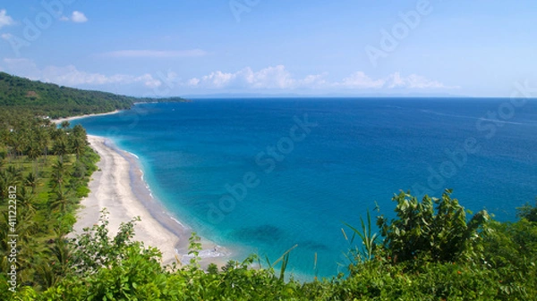 Obraz View at Setangi Beach, West Lombok (Indonesia)
