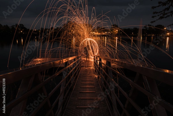 Fototapeta fire bubble 