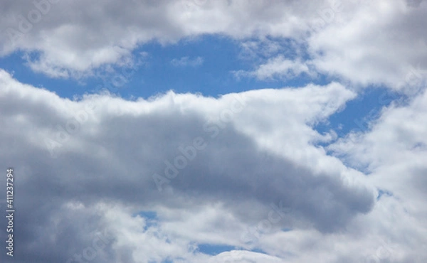 Obraz Blue sky with clouds