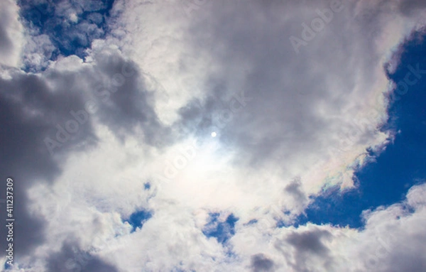 Obraz Blue sky with clouds