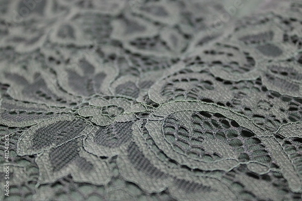 Obraz Spitze Stoff grün Hintergrund