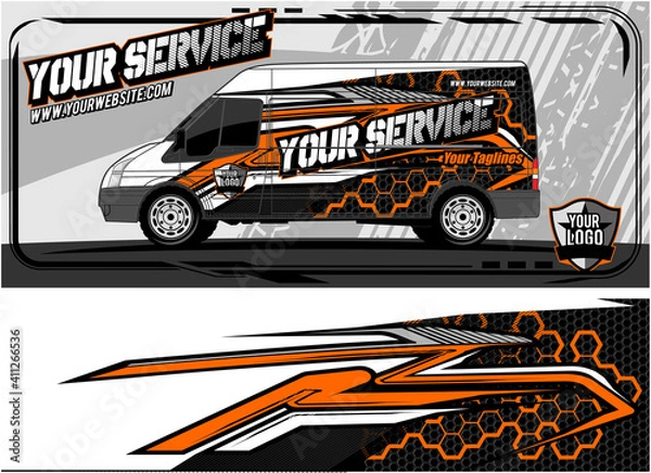 Obraz car graphic background vector. abstract lines vector with modern camouflage design concept  for truck and vehicles graphics vinyl wrap 