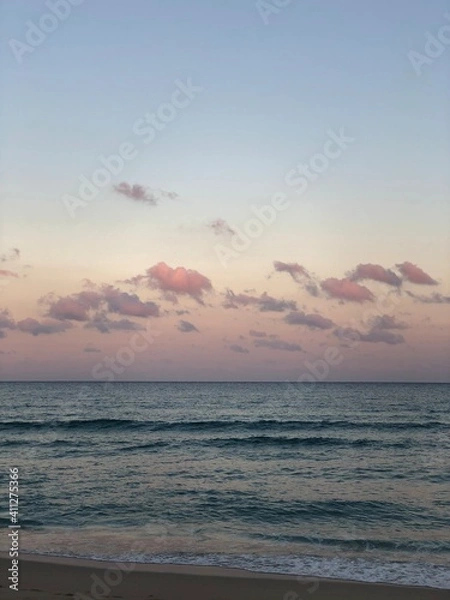 Fototapeta sunset on the beach