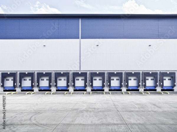 Obraz Warehouse backyard