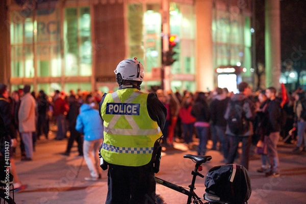 Fototapeta Policjant