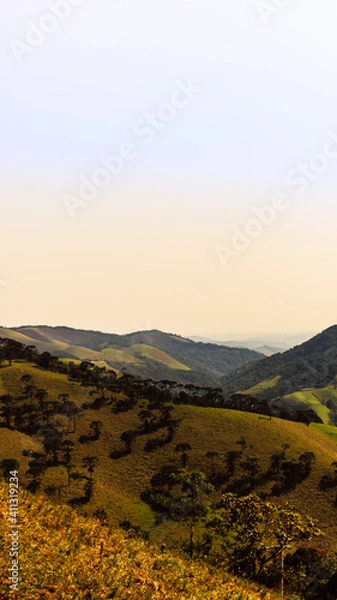 Obraz sunset in the mountains