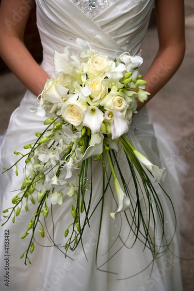 Obraz bride with flowers