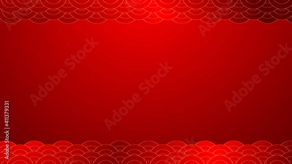 Obraz Chinsese Wave Sea Pattern Background