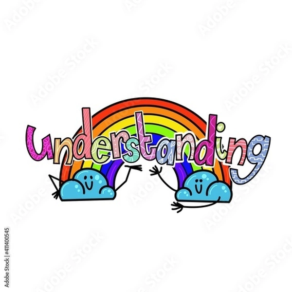Fototapeta Understanding Word Doodle